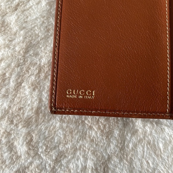 Gucci Bamboo Bifold Long Wallet Brown Leather - Picture 5 of 7